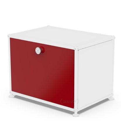 USM Haller Klapptür für USM Haller Regale, 50 cm x 35 cm, USM rubinrot