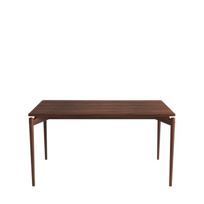 PUREdinner Table, 140 x 85 cm, Walnuss geölt, Ohne Erweiterungsplatten
