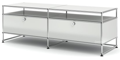 USM Haller TV-Board L, Lichtgrau RAL 7035