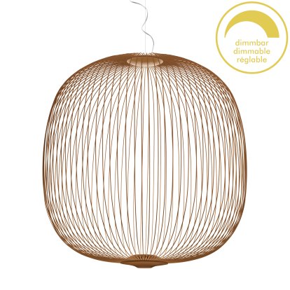 Spokes, Ø70 cm, Kupfer, Dimmbar