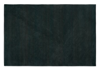 Row Teppich, L 300 x B 200 cm, Dunkelgrün