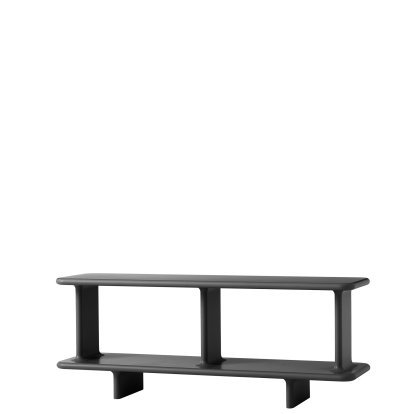 Archivo Regal, Black grey, H 54 cm