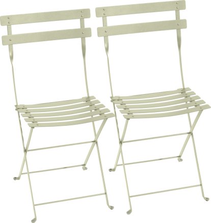 Bistro Klappstuhl 2er-Set, Lindgrün