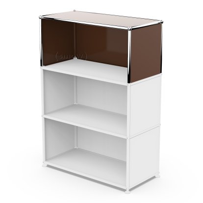USM Haller Anbaupaket Vertikal 1, USM braun, 35 cm