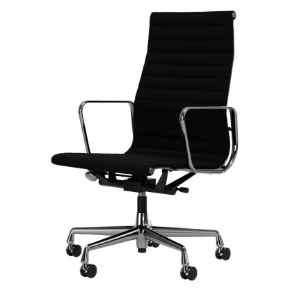 Aluminium Chair EA 119, Verchromt, Hopsak, Nero