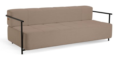 Daybe Schlafsofa, Mit Armlehne, Brusvik 65 - hellbraun