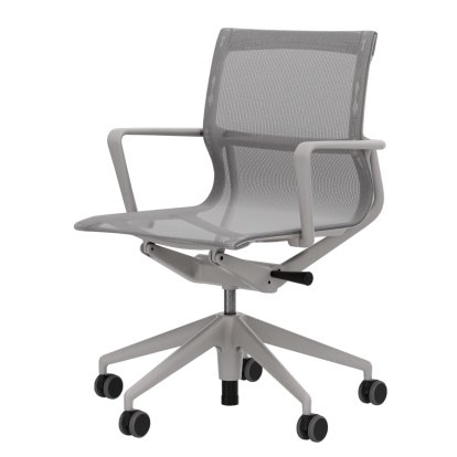 Physix, TrioKnit silbergrau, Kunststoff, soft grey, Weich für harte Böden