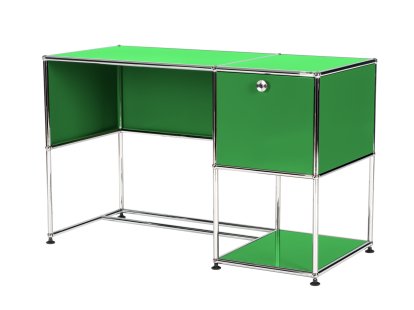 Details USM Haller USM Haller Home Office Schreibtisch USM Haller Home Office Schreibtisch, USM grün, Mit Kabeldurchlass