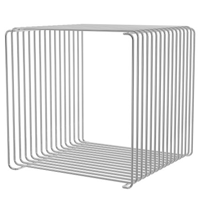 Panton Wire Cube, 35 cm, Chrome