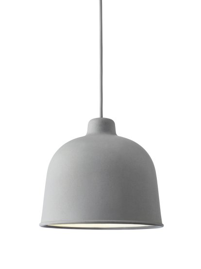 Grain Pendant Lamp, Grau