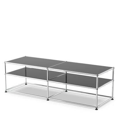 Details USM Haller USM Haller Beistelltisch Typ 1 USM Haller Beistelltisch Typ 1, Metall, Graphitschwarz RAL 9011