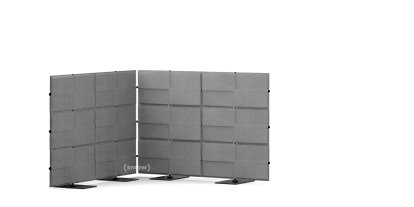USM Privacy Panels Akustikecke, 1,50 m (2 Elemente), 1,09 m (3 Elemente), 1,50 m (2 Elemente), Anthrazitgrau