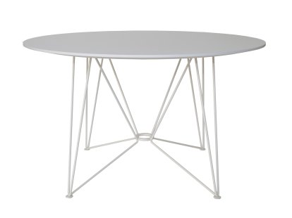 The Ring Table Indoor, Laminat Weiß
