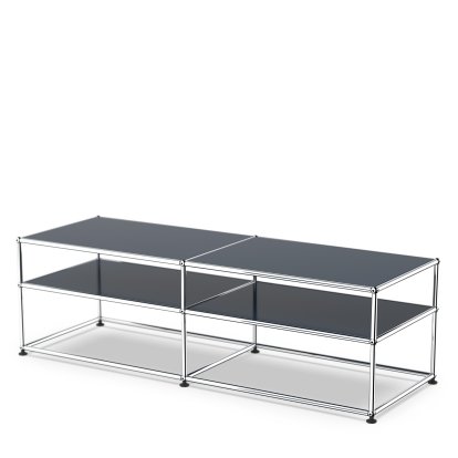 Details USM Haller USM Haller Beistelltisch Typ 1 USM Haller Beistelltisch Typ 1, Metall, Stahlblau RAL 5011