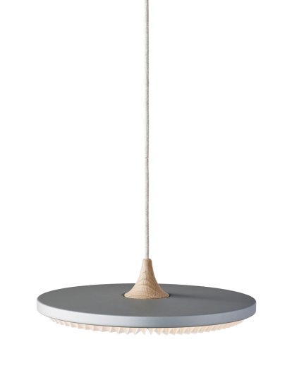 Details Le Klint Soleil Pendant Soleil Pendant, S: H 5 x Ø 35 cm, Silver Cloud, Kunststoff, Ohne Dimmer