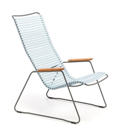 Click Lounge Sessel, Dusty light blue