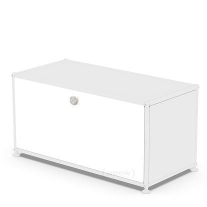 USM Haller Klapptür für USM Haller Regale, 75 cm x 35 cm, Reinweiß RAL 9010