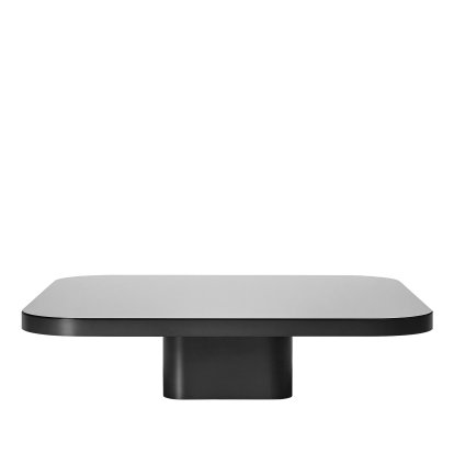 Bow Coffee Table, Stahl schwarz, H 25 x B 100 x T 100