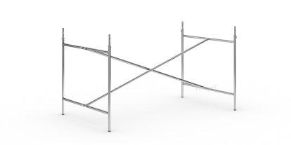 Eiermann 2 Tischgestell , Chrom, senkrecht, mittig, 135 x 78 cm, Mit Verlängerung (Höhe 72-85 cm)