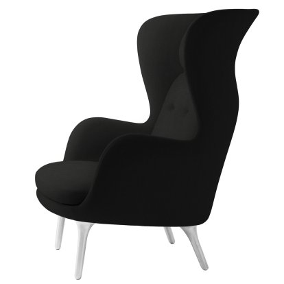 Ro Sessel, Christianshavn 1175 - Black Uni, Ohne Fußhocker