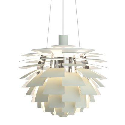 PH Artichoke (Zapfen), Dusty green / Chrome, Ø 48 cm