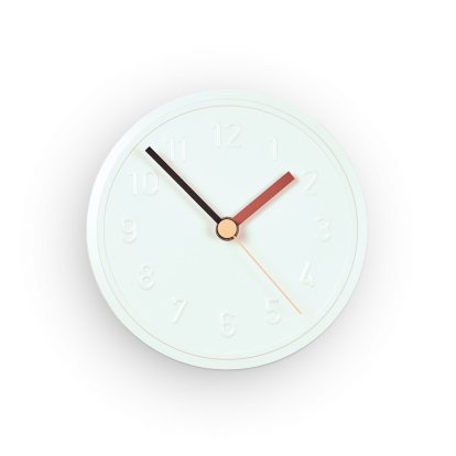 Wanduhr Alu Alu, Weiß