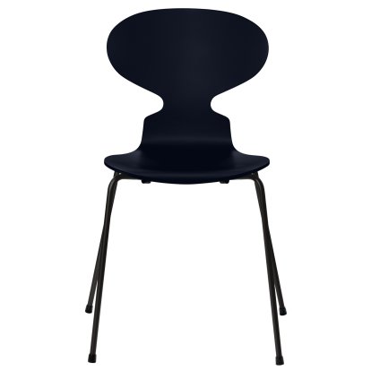 Ameise 3101 Stuhl, Lack, Midnight blue, Black