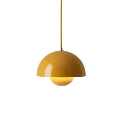 Flowerpot VP1 Pendelleuchte, Mustard