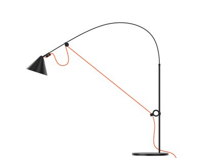 Ayno Tischleuchte, Schwarz, Orange, 2700 K