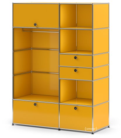 USM Haller Garderobenschrank Typ I, Goldgelb RAL 1004