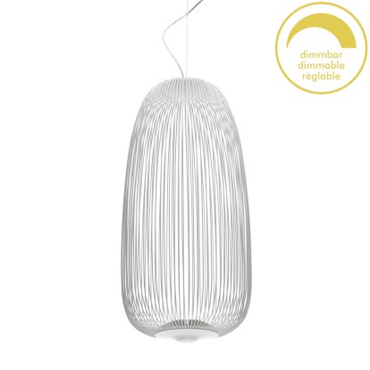 Spokes, Ø32,5 cm, Weiß, Dimmbar