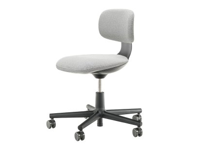 Rookie, Tiefschwarz, Cremeweiß / sierragrau, Hart für Teppichboden