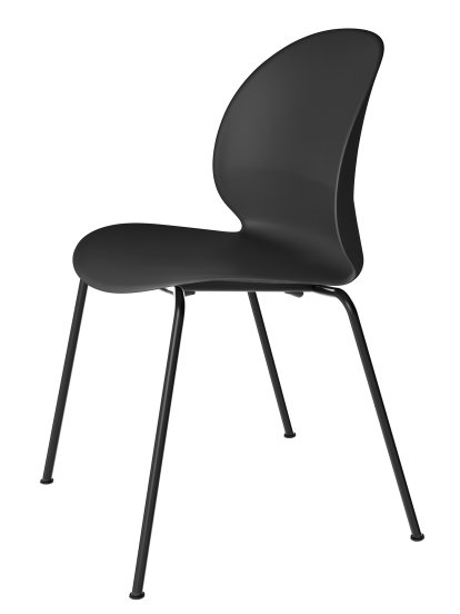 Details Fritz Hansen N02 Stuhl N02 Stuhl, Schwarz, Monochrom
