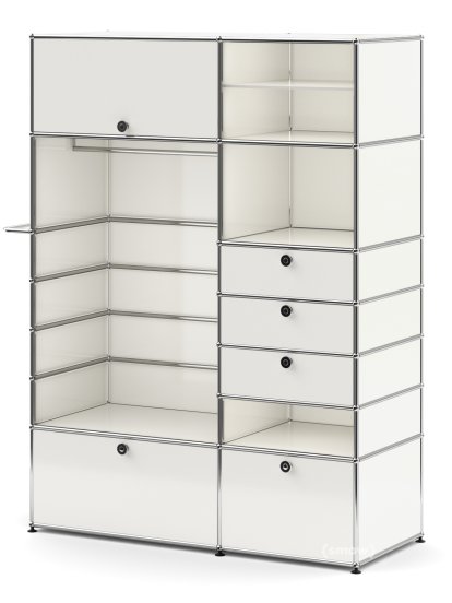 USM Haller Garderobenschrank Typ II, Reinweiß RAL 9010