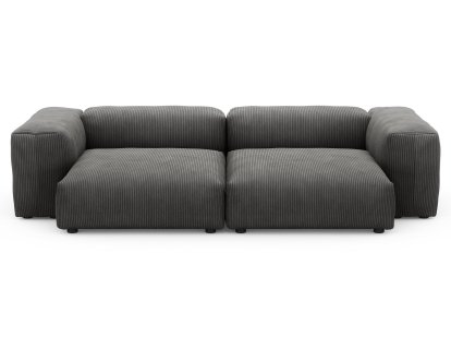 Details Vetsak Two Seat Sofa L Two Seat Sofa L, Cord velours - Dark grey