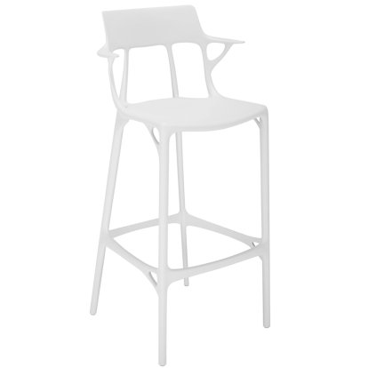 A.I. Stool Recycled, 75 cm, Weiß