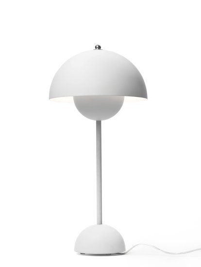 Flowerpot VP3 Tischleuchte, Matt light grey