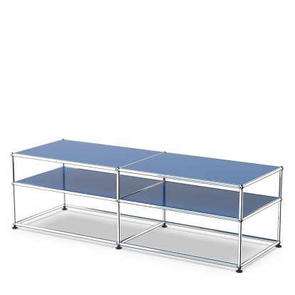 Details USM Haller USM Haller Beistelltisch Typ 1 USM Haller Beistelltisch Typ 1, Metall, Enzianblau RAL 5010