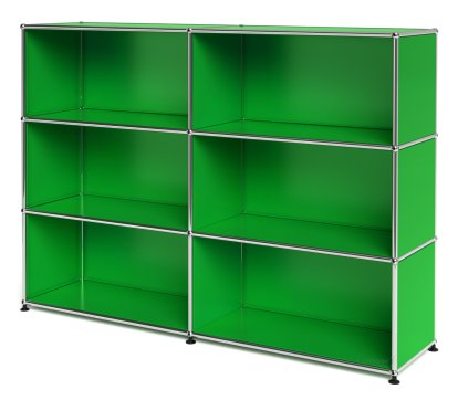 USM Haller Highboard L offen, USM grün