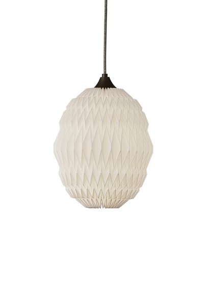 Caleo Pendant, 1: H 33 x Ø 24 cm, White