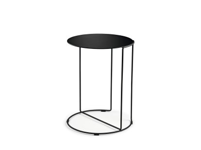 Oki, H 51 x ø 40 cm, Matt-pulverbeschichtet schwarz, Matt-pulverbeschichtet schwarz