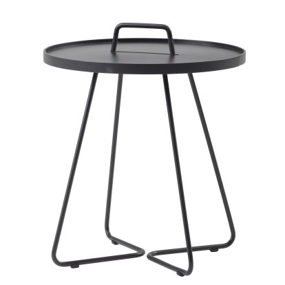 On-the-move Beistelltisch, Groß - H 60 cm x Ø 52 cm, Black