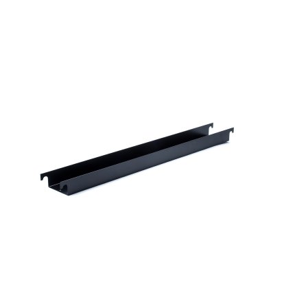 Kabelrinne für Eiermann Tischgestelle, Für Tischgestell 100 cm (Eiermann 2), Schwarz