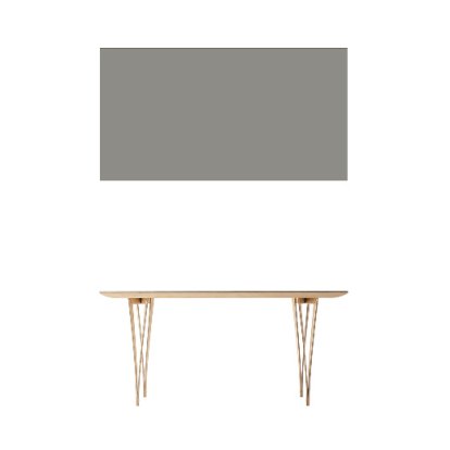 Spanoto, FU (Sperrholz, Birke) Linoleum grau, 160 cm