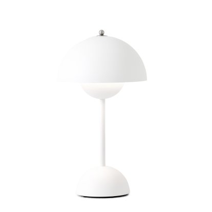 Flowerpot VP9 Akkuleuchte, Matt white