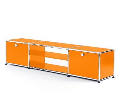 USM Haller TV-Tisch, Reinorange RAL 2004