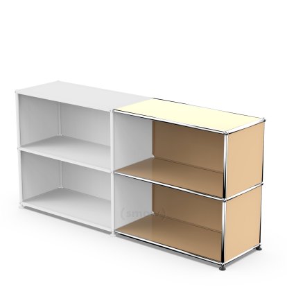 USM Haller Anbaupaket Horizontal 2, USM beige, 35 cm