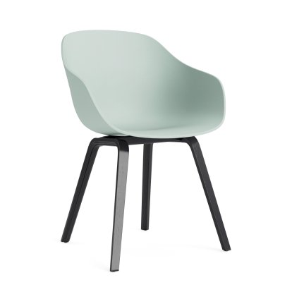 About A Chair AAC 222, Eiche schwarz lackiert, Dusty mint 2.0