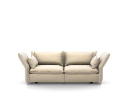Mariposa Sofa, Zweieinhalbsitzer (H80,5 x B171 x T101,5 cm), Laser elfenbein