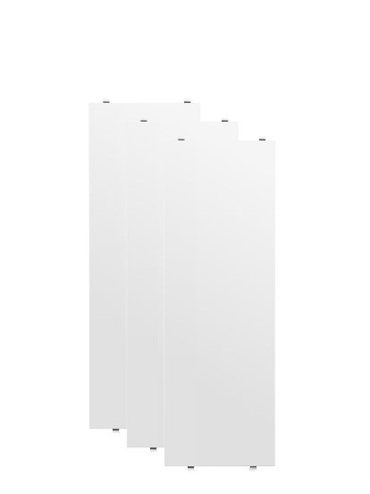 String System Regalböden (3er Pack), 58 x 20 cm, Weiß lackiert